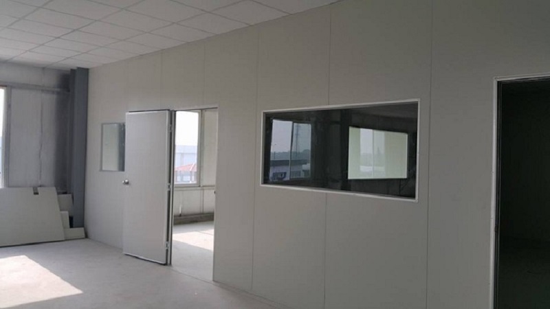 Thi công tấm vách panel